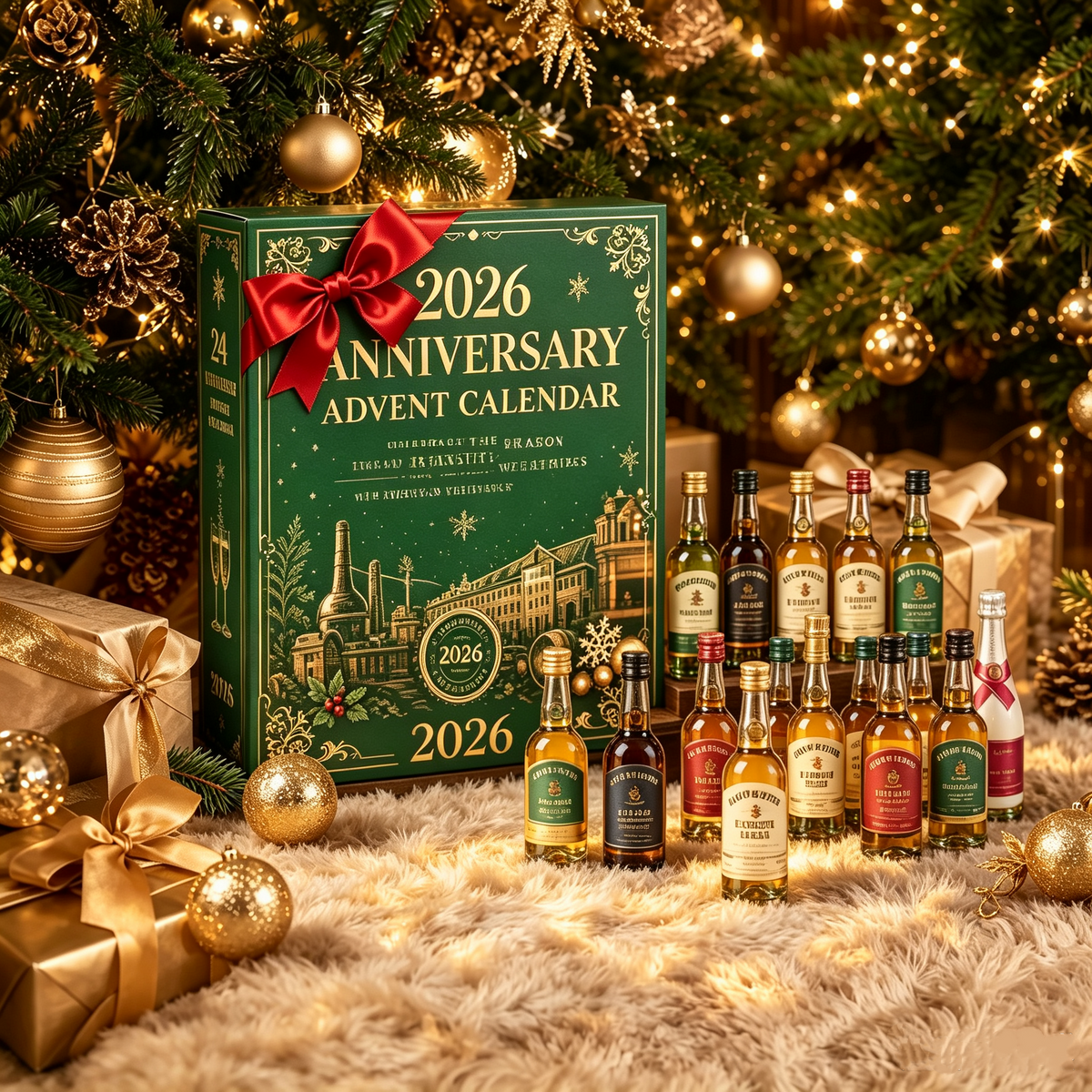 2026 Champagne Advent Calendar – 24-Day Collectible Christmas Countdown