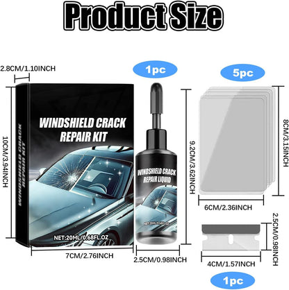 Windshield Repair Kit – DIY UV Resin Glass Crack & Chip Repair