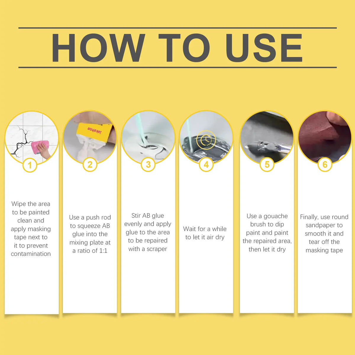 Tile Crack Repair Kit – Strong Epoxy Resin for Ceramic & Marble