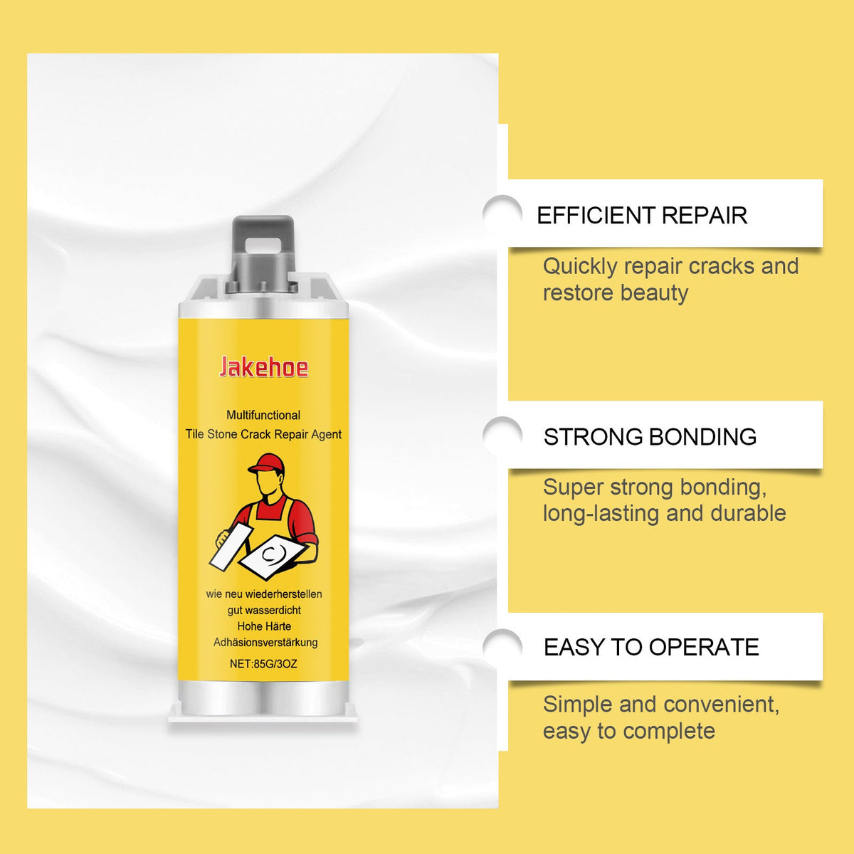Tile Crack Repair Kit – Strong Epoxy Resin for Ceramic & Marble