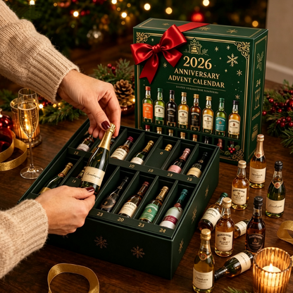 2026 Champagne Advent Calendar – 24-Day Collectible Christmas Countdown