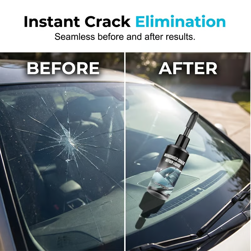 Windshield Repair Kit – DIY UV Resin Glass Crack & Chip Repair
