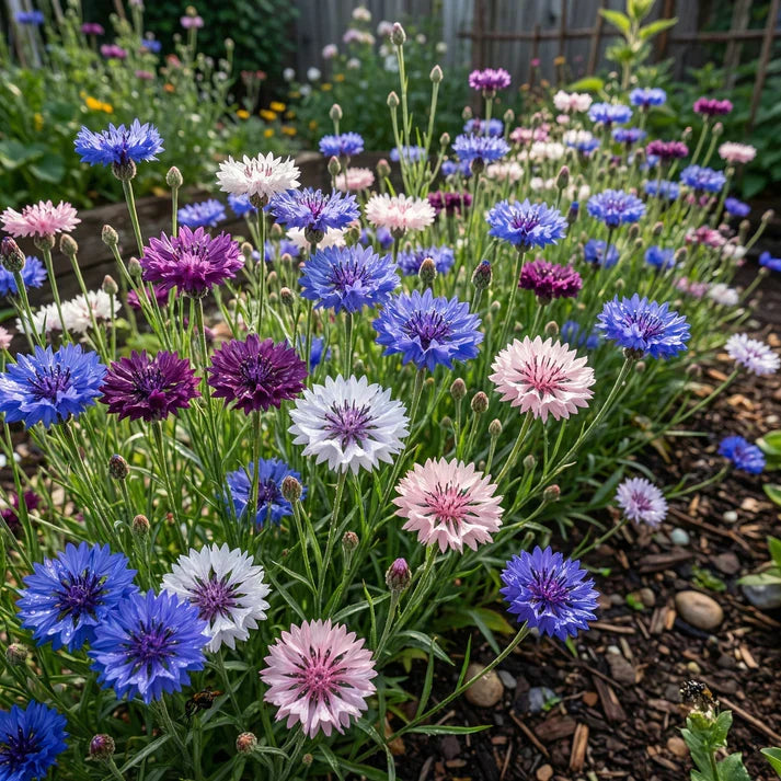 1000 Pcs Tall Mixed Colors Cornflower