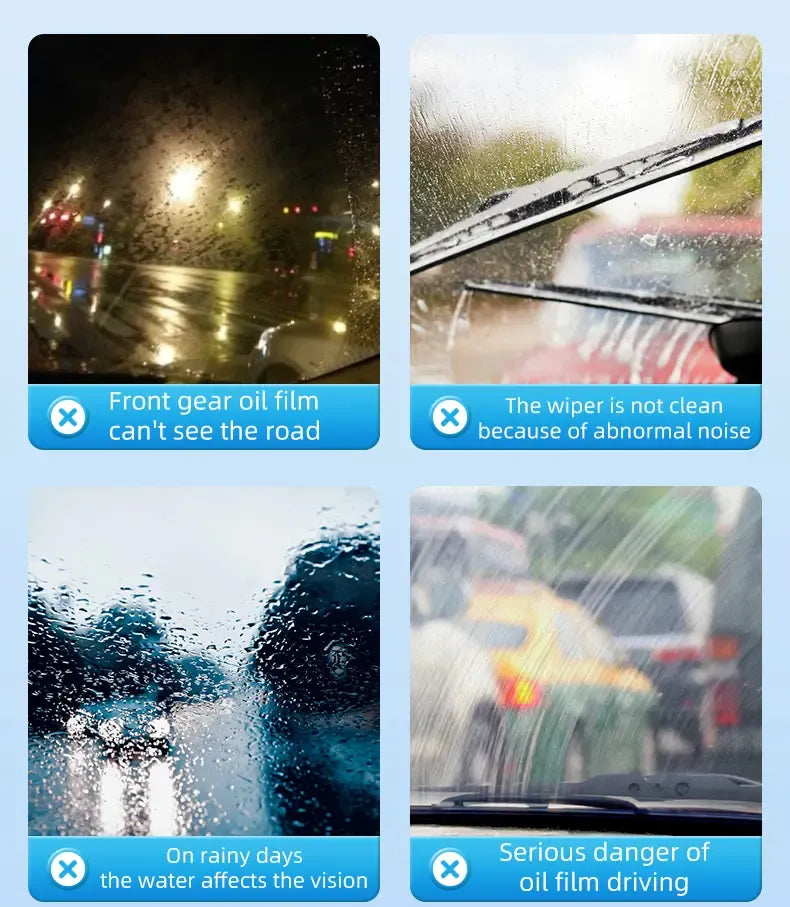 Car Glass Cleaner – Bug, Oil Film & Stain Remover